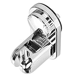 Demiawaking シャワーフック 調整可能 壁面取り付け式 耐重5kg 吸盤 (シルバー)