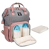 PomeloBest マザーズバッグ 大容量ママリュック ベビー用品収納 保温機能ポケット おむつ替えシート付き 防水多機能旅行バッグ リュックサック 大容量 リュック レディース 出産お祝い 結婚式