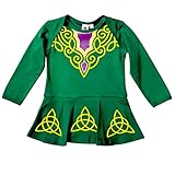 グリーンBabiesベストとして設計アイルランドDancingドレスwith Celtic Design カラー: グリーン