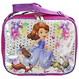 ちいさなプリンセス ソフィア(Sofia the First)　スクエアランチバッグ　スパンコール　10968k【通園　幼稚園　ショルダー　子供用　グッズ】【即日・翌日発送】