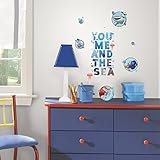 RoomMates RMK3297SCS Finding Dory and Friends Peel and Stick Wall Decals [並行輸入品]