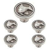 Franklin真鍮pbf659-bsp-c1 35 mm Angel Fishキッチンキャビネットハードウェアノブ 5 Pack PBF659-BSP-C1 5