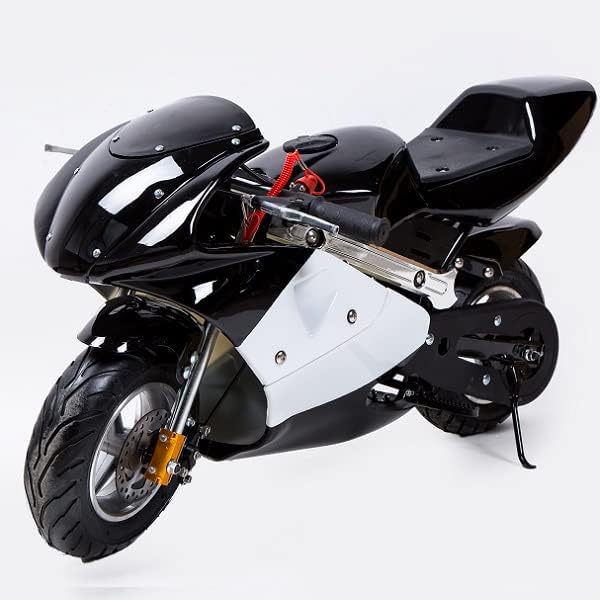 49cc GP 黒白カラーモデル エンジン ポケバイ ポケットバイク 2ストエンジン 混合油使用