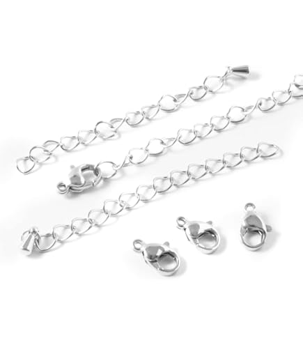 アクセサリーパーツ　　5個 Amazon | アジャスターとカニカンセット ゴールド 5個セット