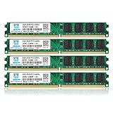 DDR2 800MHz 4GBキット (2GBX2) Udimm 2Rx8 PC2 6400 6400U RAM CL6 1.8V アンバッファードデスクトップメモリモジュール