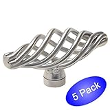 Cosmas 9991SN 光沢ニッケルキャビネットノブパック シルバー 9991SN - 5 Pack