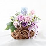 プリザーブドフラワー  やさしいピンクバラ  パールピンク磁器 誕生日の花 記念日 還暦祝いの花 喜寿米寿お祝いの花 開店祝い花 開業祝 受賞祝 栄転祝 退職お祝いの花