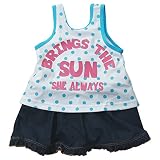 盛夏SWIMMING WEAR(スイミングウエア) 2WAY女児ドット柄レイヤースイムワンピース 100cm/S NO.C-4866222