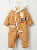 Petit jam プチジャム ベビー teatime ジャンプ スーツ 赤ちゃん ベビー服 防寒 男の子 女の子 アウター 70㎝ ベージュ 50241 50241011