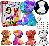 描ける 動物ランプ お絵描きキット 絵の具セット 工作キット DIY 手作りキット 間接照明 ナイトライト メイキングトイ 男の子 女の子 