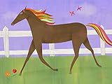 Oopsy daisy Graceful Gallop Canvas Wall Art by Melanie Mikecz, 24 by 18-Inch [並行輸入品]