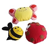 かわいい赤ちゃんのおもちゃスクイーザー3PCS手作りの赤ちゃんのおもちゃ[春]