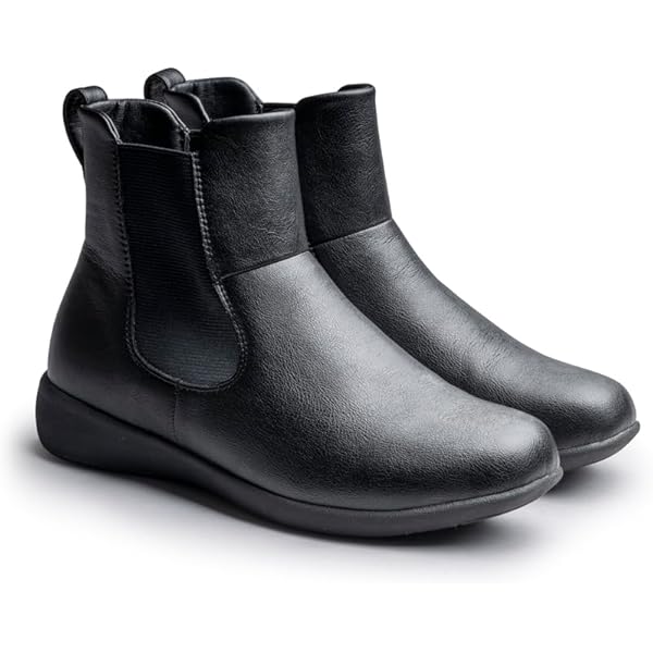 Amazon | [AKAISHI] アーチフィッター 公式116サイドゴアブーツ (L