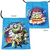 Disney ディズニー トイストーリー 巾着袋 大 30x34cm ブルー
