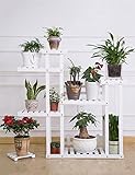 フラワースタンド Solid Wood Anti - Corrosion Flower Pot Shelf Assembly Flower Racks Succulents Plant Pot Hol