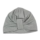 ベビー 帽子 コットン ボヘミアン 欧米 ファッション (グレー)