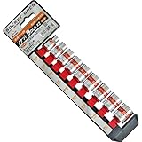 SUN UP ホルダー付 ソケットレンチセット インチサイズ 9pcs. #2 差込角9.5mm S2-9.5
