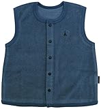 アンナニコラ 厚手パイル ベストA 60~70cm ブルーグレー I-92793 A38 日本製