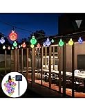 PeterIvan Solar Lights Outdoor String Lights - Solar String Lights with 30 LED Fairy Bubble Crystal 
