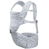ベビーキャリア、夏の通気性多機能バック、ヒップとウエストベビーキャリア (20Kg、0-36 ヶ月),Gray