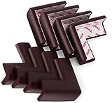 ilauke コーナーガード コーナークッション L型 テーブル 家具の角 保護 衝撃緩和 NBR 両面テープ付き けが防止 子供用 お年寄り 家庭必需品 8個セット