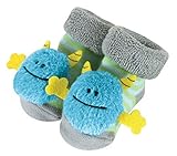 Stephan Baby Rattle Socks Blue Monsters 3-12 Months [並行輸入品]