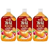 ミツカン フルーティス ＲＩＣＨ (リッチ) マンゴーピーチ ストレート 1000ml×3本