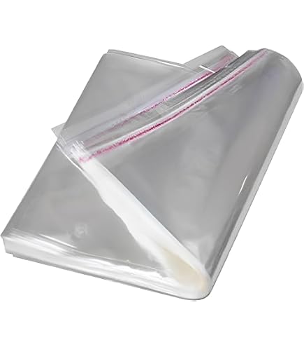 OPP袋A4（テープ付き）透明2500枚(500枚入×5袋)　ラスト1セット Amazon | OPP袋 テープ付 国産 460x600mm 500枚 T46-60 二つ折りにて