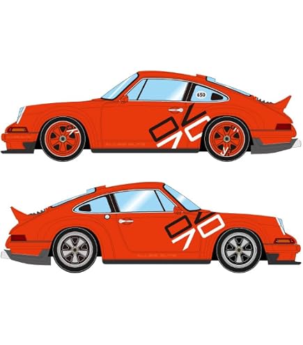 Amazon | メイクアップ VISION 1/43 シンガー 911 (964) Coupe