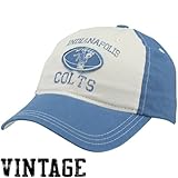 NFLインディアナポリス・コルツYouthレトロSlouch Flex Hat – クリーム/ロイヤルブルー