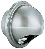 バクマ工業 丸型フード付換気口 100 アミ 取付穴付 B-100MVS-A・P