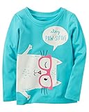 カーターズ Carter's Tシャツ Stay Paw-sitive Graphic Tee 9M (67-72cm) [並行輸入品]