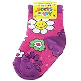 [新生児足首靴下]ベビークルーソックス/FLOWER SMILE/フラワースマイル
