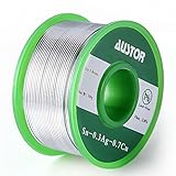 Austor 0.8mm Lead Free Solder Wire with Rosin Core, Sn 99% Ag 0.3% Cu 0.7%, 100g [並行輸入品]