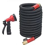 DUSICHIN DUC-050 花園 ホース　改良 黄銅製 カプラー 庭園　散水　洗車 ホース　ガーデン 掃除用 スプレー付き 伸縮ホース　カプラー付きません