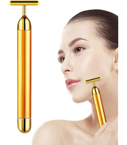 Amazon | 24K ビューティー スティック T型 美容棒 顔 美顔器