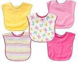 アイプレイ スタイ よだれかけ 5枚セット エプロン iplay wipe of bibs 5pack タオル地 ビブ お食事エプロン ( カラー： 　Pink ) [並行輸入品]