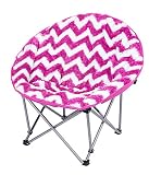 3C4G Chevron Moon Chair, Hot Pink [並行輸入品]