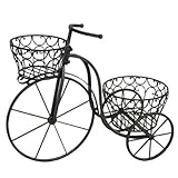 村田屋産業　【06634】　アイアンシリーズ　Flower　Tricycle　フラワートライセクル　ブラック