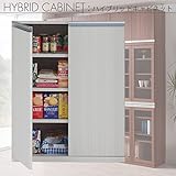 HYBRID CABINET 板戸キャビネット ホワイトウッド柄 MYS-73T （キャンセル・返品・交換不可品）