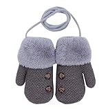 新しいファッションベビーニット手袋冬暖かい手袋