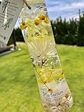 【マリンイエロー】ハーバリウム 17cm 花・観葉植物・フラワーギフト　プリザーブドフラワー