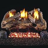 ピーターソンリアルファイアー30-inchイブニングFyre分割ログセットwith vent-free天然ガスANSI認定g18 Burner – 変数Flameリモート