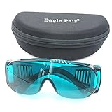 CE UVレッドレーザー安全ゴーグルは190-380nmおよび600-760nmの眼鏡を保護するOD4 + EP-2-6