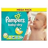 Pampers Baby Dry Size 4+ Maxi Plus 9-20kg (80) - Pack of 6 by Pampers