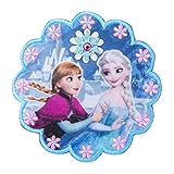 ディズニープリンセス フラワーワッペン大 Disney エルサお花 L D01Y0380