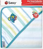 Sassy(ライセンス) さらふわガーゼ・フード付きおくるみ/ブルー 【ギフト】 NZSA140104