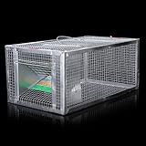 amzmonnsuta 金属マウストラップケージ動物マウスキャッチラット制御