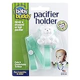 Baby Buddy ベビー バディ ホワイトベア マルチクリップ シングル おしゃぶりホルダー ミント