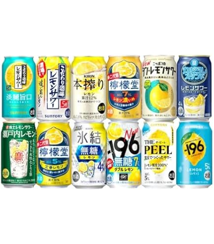 Amazon.co.jp: 未来のレモンサワー プレーンレモンサワー 12缶セット